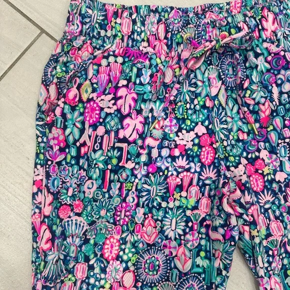 Lilly Pulitzer Print Draw String Pant - Picture 2 of 8